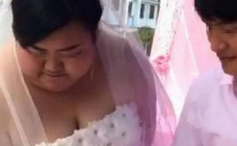 Chàng trai cưới vợ năng 150 kg, đám cưới, mãng xã hội