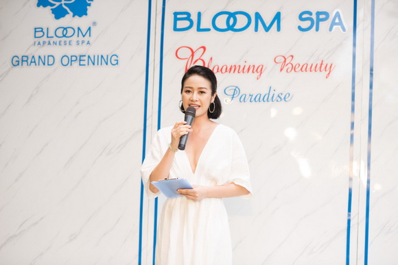 MC Phí Linh, Bữa tiệc sắc đẹp Nhật Bản, Bloom Spa