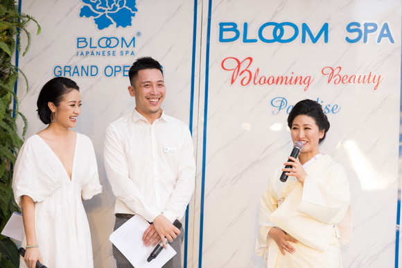 MC Phí Linh, Bữa tiệc sắc đẹp Nhật Bản, Bloom Spa