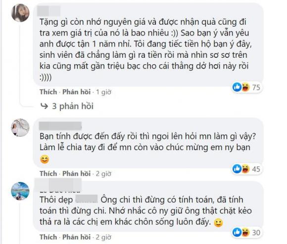 bạn gái đào mỏ, bạn trai chi li, đào mỏ