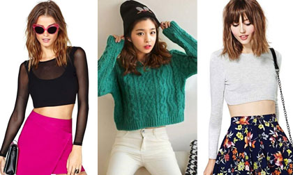 Đã đến lúc thay áo sơ mi bằng những chiếc áo len crop top này! Mặc lên vừa gợi cảm vừa khoe lợi thế vòng eo thon