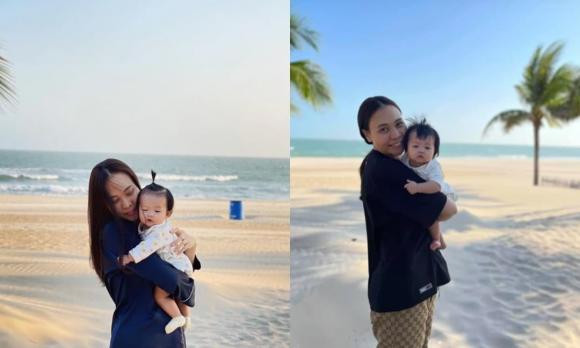 Cường Đô La lần đầu đưa bé Suchin đi du lịch Phú Quốc, khoảnh khắc 2 bố con ngắm hoàng hôn trên biển khiến fans ‘tan chảy’