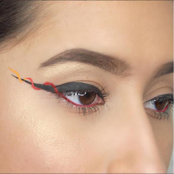 makeup,eyeliner ruy băng,kẻ eyeliner điệu đà,làm đẹp ngày cuối tuần