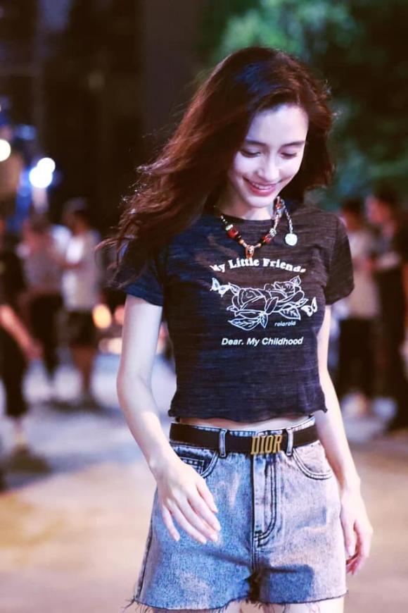 angelababy, đồ tông đen, thời trang sao hoa ngữ