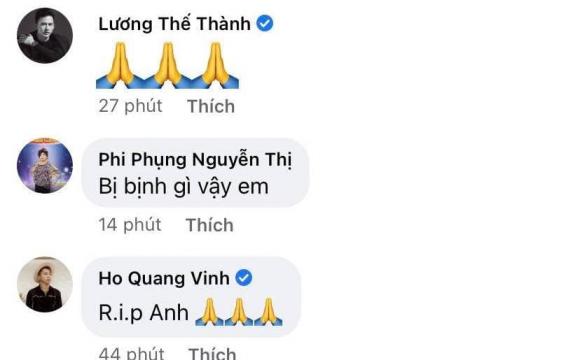 Nghệ sĩ Bảo Giang, Sao Việt, Lương Thế Thành, Qua đời