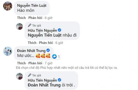 Tiến Luật, Hữu Tiến, Lê Dương Bảo Lâm, Sao Việt