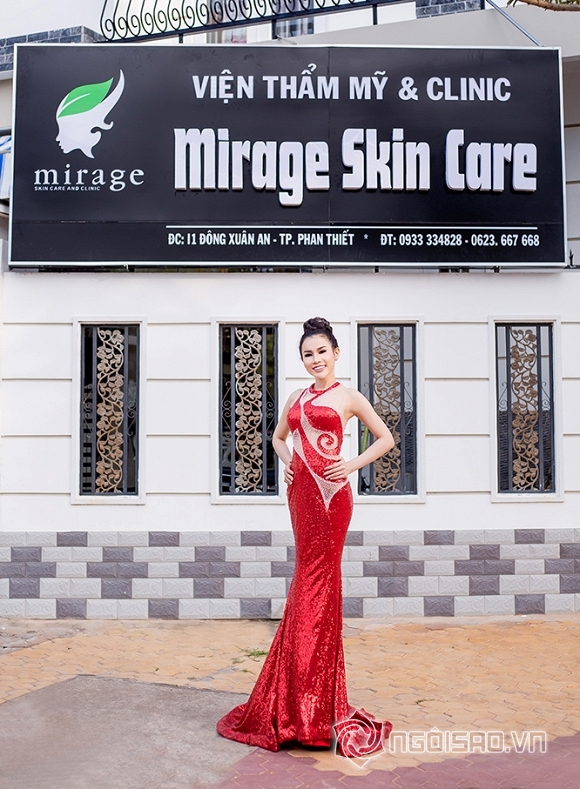 Á hậu Jenny Trần khai trương Spa mới tại Phan Thiết, Jenny Trần, Mirage Skin Care & Spa