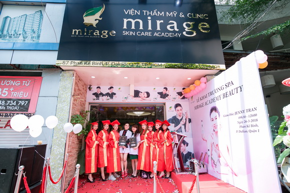 hoa hậu Jenny Trần, Spa Mirage Academy Beauty