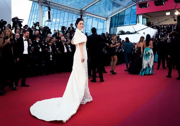 lý nhã kỳ, diễn viên lý nhã kỳ, cựu đại sứ du lịch, liên hoan phim cannes 2017, Lý Nhã Kỳ LHP Cannes 2017