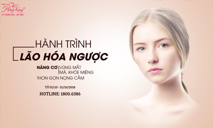 nâng cơ Ultherapy trên vùng nọng cằm, thẩm mỹ hồng kông