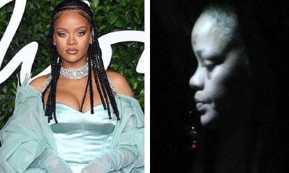 Ca sĩ giàu nhất thế giới Rihanna gây chú ý khi diện mốt không nội y xuống phố