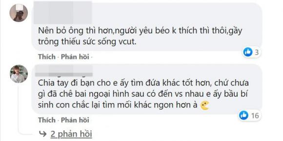 tăng cân, bạn gái tăng cân, chia tay vì bạn gái tăng cân