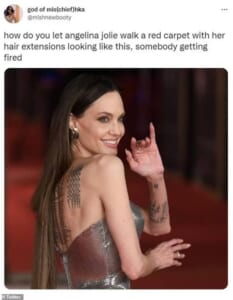 angelina jolie, sắc vóc, nối tóc, sao hollywood