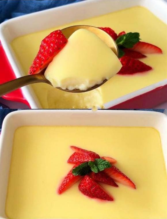 Đừng chỉ luộc trứng nếu bạn có trứng ở nhà. Hãy thêm 1 hộp sữa để làm bánh pudding. Nó ngọt ngào, mềm và tan chảy trong miệng của bạn