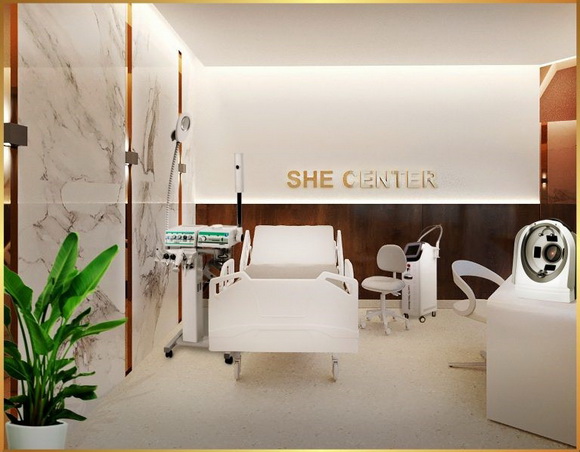 SHE CENTER, làm đẹp, phụ nữ làm đẹp, chăm sóc sắc đẹp