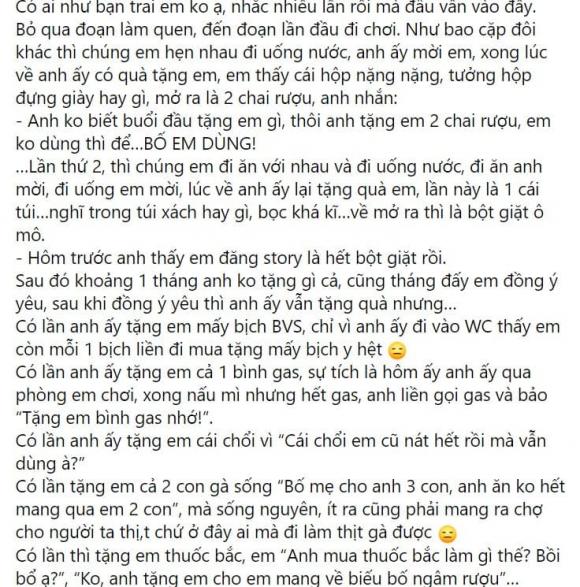 tặng quà cho bạn gái, chuyện tình yêu, tặng quà