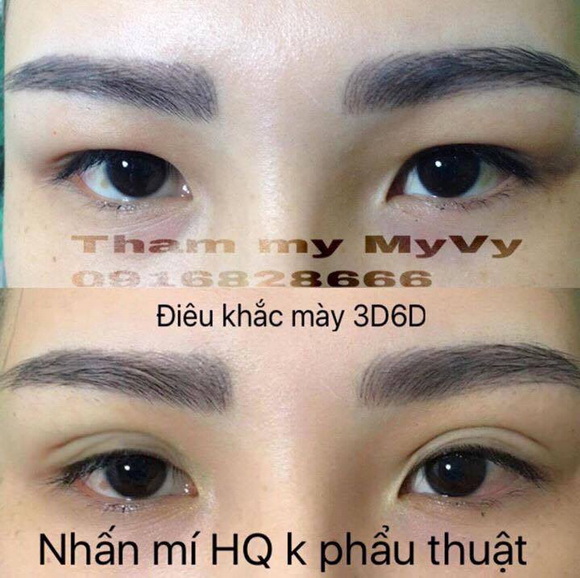 Thẩm mỹ MyVy , Phun xăm thẩm mỹ, Phun mày, Phun môi