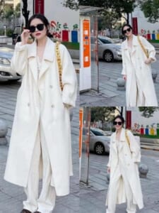 thời trang thu đông 2021, xu hướng thời trang, quần ống rộng, áo dạ dài