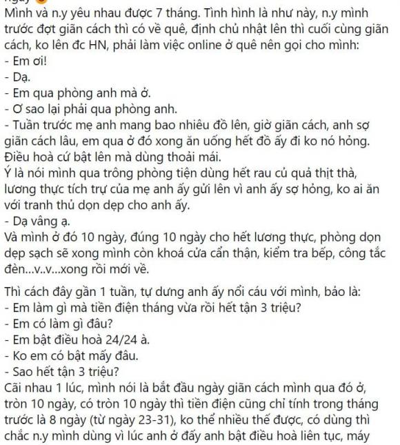 chia tay bạn trai, bạn trai ki bo, qua phòng bạn trai ở