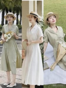 váy hè, váy trung niên, kiểu váy nhẹ nhàng