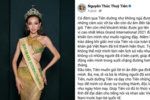 Trang phục Thùy Tiên mặc khi đăng quang Miss Grand International 2021 bị nghi ‘đạo nhái’, phía nhà thiết kế nói gì?