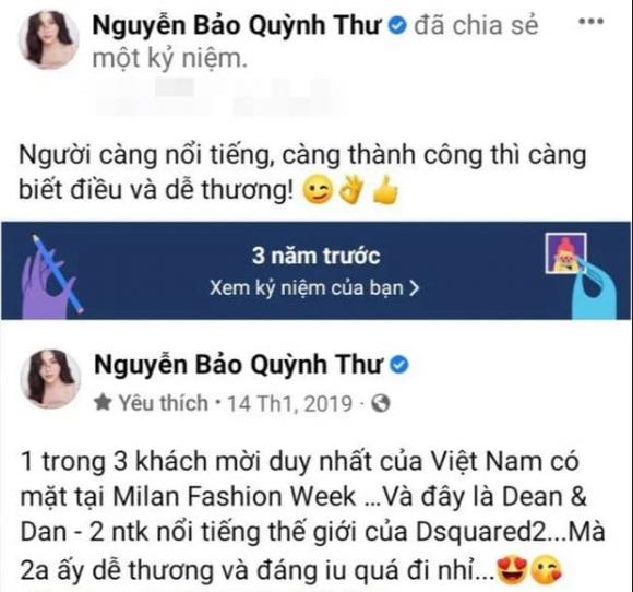 Bị Diệp Lâm Anh tố chen vào hôn nhân với chồng thiếu gia, Quỳnh Thư vẫn nói đạo lí