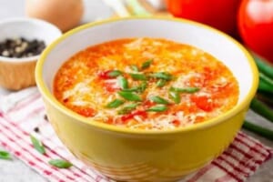 canh cà chua trứng, món trứng, súp trứng, dạy nấu ăn, mẹo nấu ăn