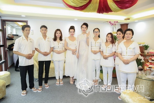 Hoa Hậu Huỳnh Thuý Anh, Diamond Clinic & Spa, Khai trương Diamond Clinic & Spa