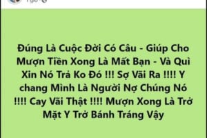 Là chủ nợ nhưng em gái Thanh Thảo phải ‘quỳ’ xin bạn trả nợ